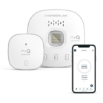 CHAMBERLAIN Smart Garage Control - Wireless Garage Hub and Sensor with Wifi & Bluetooth - Smartphone Controlled, myQ-G0401-ES, White