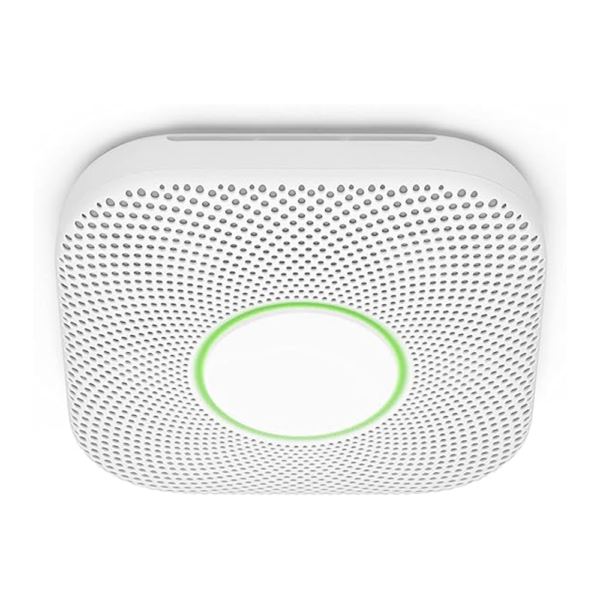 Google Nest Protect - Smoke Alarm - Smoke Detector and Carbon Monoxide Detector - Battery Operated , White - S3000BWES