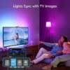 Govee Envisual TV LED Backlight with Camera, RGBIC Wi-Fi TV Backlights for 55-65 inch TVs, Works with Alexa & Google Assistant, App Control, Music Sync Lights, H6199