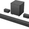 VIZIO V-Series 5.1 Home Theater Sound Bar with Dolby Audio, Bluetooth, Wireless Subwoofer, Voice Assistant Compatible, Includes Remote